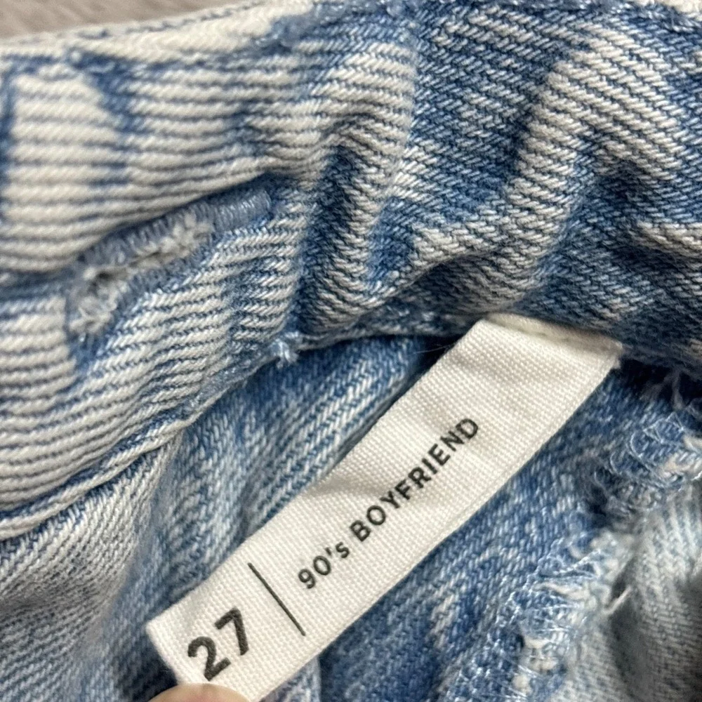 PacSun 90s‎ Boyfriend Jeans Women 26x31 Light Wash High Rise Straight Leg Denim
